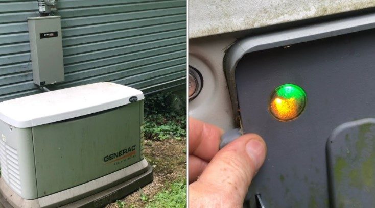 How Do You Reset The Red And Yellow Light On Generac Generator